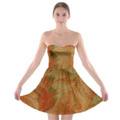 Mottle Color Movement Colorful Strapless Bra Top Dress by Nexatart