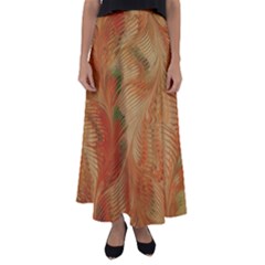 Mottle Color Movement Colorful Flared Maxi Skirt by Nexatart