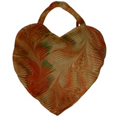 Mottle Color Movement Colorful Giant Heart Shaped Tote