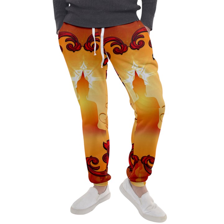 Buddah With Light Effect Men s Jogger Sweatpants