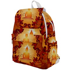 Buddah With Light Effect Top Flap Backpack