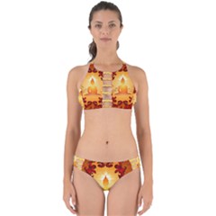 Buddah With Light Effect Perfectly Cut Out Bikini Set by FantasyWorld7