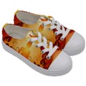 Buddah With Light Effect Kids  Low Top Canvas Sneakers View3