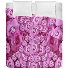 Happy Florals  Giving  Peace Ornate Duvet Cover Double Side (california King Size) by pepitasart