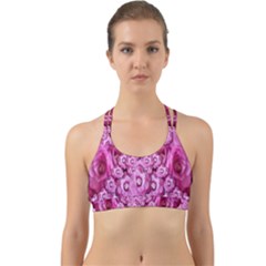 Happy Florals  Giving  Peace Ornate Back Web Sports Bra by pepitasart