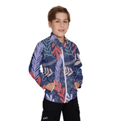 Summer Leaves Kids  Windbreaker by charliecreates