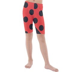 Bug Cubism Flat Insect Pattern Kids  Mid Length Swim Shorts by BangZart