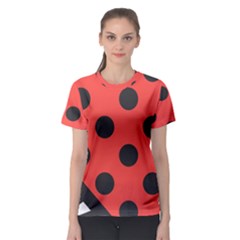 Bug Cubism Flat Insect Pattern Women s Sport Mesh Tee