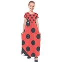 Bug Cubism Flat Insect pattern Kids  Short Sleeve Maxi Dress View1