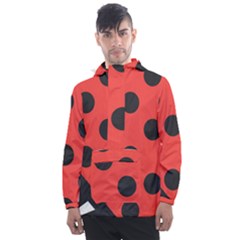 Bug Cubism Flat Insect Pattern Men s Front Pocket Pullover Windbreaker by BangZart