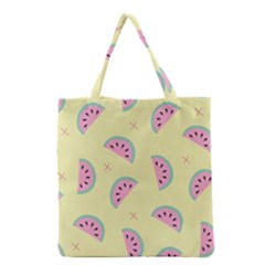 Watermelon Wallpapers  Creative Illustration And Pattern Grocery Tote Bag by BangZart