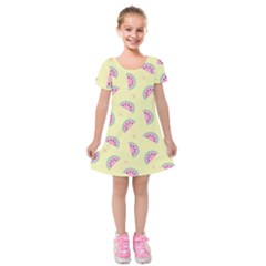 Watermelon Wallpapers  Creative Illustration And Pattern Kids  Short Sleeve Velvet Dress