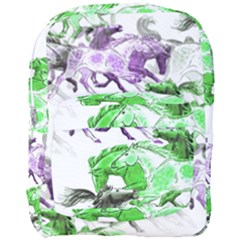 Horse Animal World Green Full Print Backpack