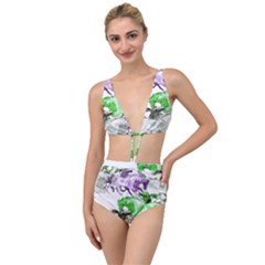 Horse Animal World Green Tied Up Two Piece Swimsuit by BangZart