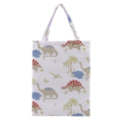 Dinosaur Animal Art Pattern Classic Tote Bag by BangZart