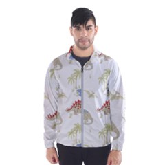 Dinosaur Animal Art Pattern Men s Windbreaker by BangZart