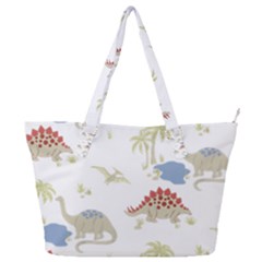 Dinosaur Animal Art Pattern Full Print Shoulder Bag