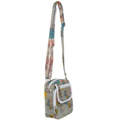 World Map Vintage Shoulder Strap Belt Bag