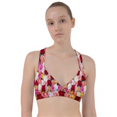 Roses Color Beautiful Flowers Sweetheart Sports Bra