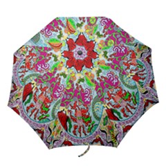 Supersonic Volcanic Splash Folding Umbrellas by chellerayartisans