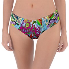 Supersonic Volcanic Splash Reversible Classic Bikini Bottoms by chellerayartisans