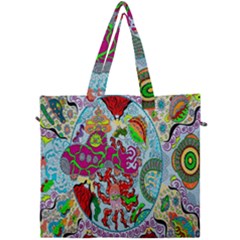 Supersonic Volcanic Splash Canvas Travel Bag by chellerayartisans