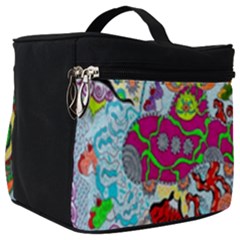 Supersonic Volcanic Splash Make Up Travel Bag (big) by chellerayartisans