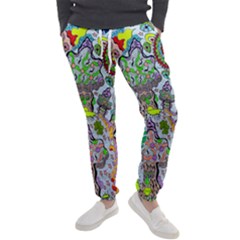 Supersonic Volcanic Mushroom Power Men s Jogger Sweatpants by chellerayartisans