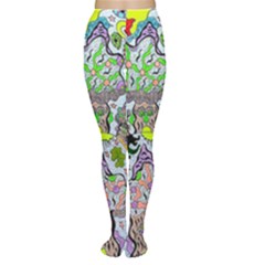 Supersonic Volcanic Mushroom Power Tights