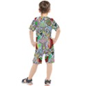 Supersonic volcanic mushroom power Kids  Tee and Shorts Set View2