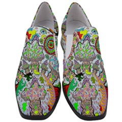 Supersonic Volcanic Mushroom Power Women Slip On Heel Loafers by chellerayartisans