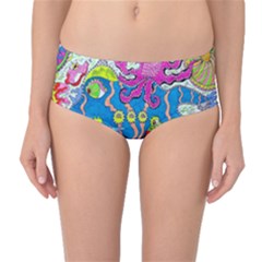 Supersonic Volcanic Fish Sonar Submarine Mid-waist Bikini Bottoms by chellerayartisans