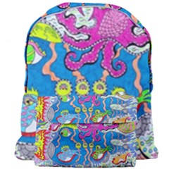 Supersonic Volcanic Fish Sonar Submarine Giant Full Print Backpack by chellerayartisans