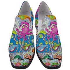 Supersonic Volcanic Fish Sonar Submarine Women Slip On Heel Loafers by chellerayartisans