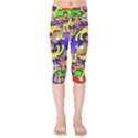 Rainbow Dragon Squad Print Kids  Capri Leggings  View1