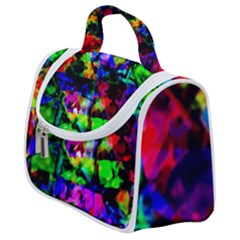 Multicolored Abstract Print Satchel Handbag by dflcprintsclothing