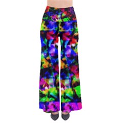 Multicolored Abstract Print So Vintage Palazzo Pants by dflcprintsclothing