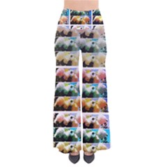 Twenty-seven Snowball Branch Collage So Vintage Palazzo Pants by okhismakingart