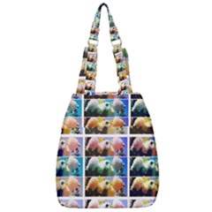 Twenty-seven Snowball Branch Collage Center Zip Backpack by okhismakingart