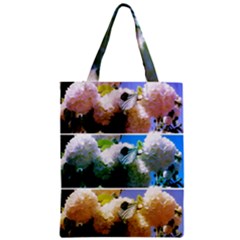 Snowball Branch Collage (i) Zipper Classic Tote Bag by okhismakingart