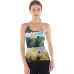 Faded Snowball Branch Collage (ii) Tank Top by okhismakingart