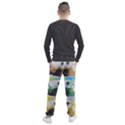 Faded Snowball Branch Collage (II) Men s Jogger Sweatpants View2