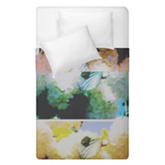 Faded Snowball Branch Collage (ii) Duvet Cover Double Side (single Size) by okhismakingart