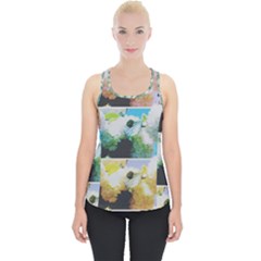 Faded Snowball Branch Collage (ii) Piece Up Tank Top by okhismakingart