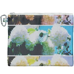 Faded Snowball Branch Collage (ii) Canvas Cosmetic Bag (xxxl) by okhismakingart