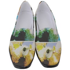 Faded Snowball Branch Collage (ii) Women s Classic Loafer Heels by okhismakingart