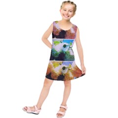 Bright Snowball Branch Collage (iii) Kids  Tunic Dress by okhismakingart