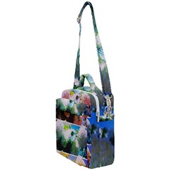 Bright Snowball Branch Collage (iii) Crossbody Day Bag by okhismakingart