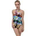 Bright Snowball Branch Collage (III) Go with the Flow One Piece Swimsuit View1