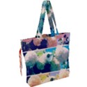 Washed Out Snowball Branch Collage (IV) Drawstring Tote Bag View2